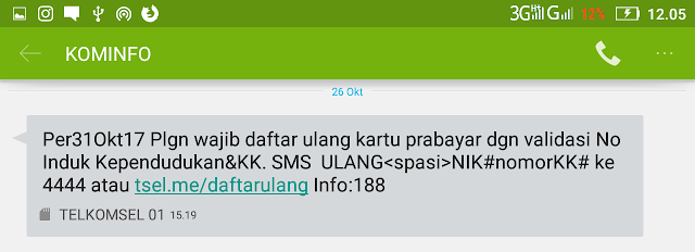 Cara Registrasi Ulang Kartu Prabayar Telkomsel, Indosat, XL 