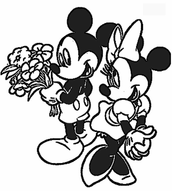 valentine disney coloring pages - photo #19