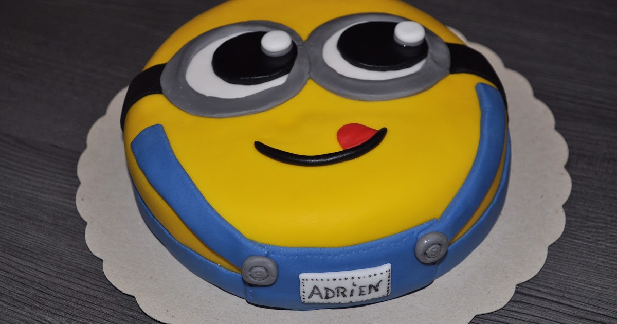 Gourmand Et Croquant Gateau D Anniversaire Minions