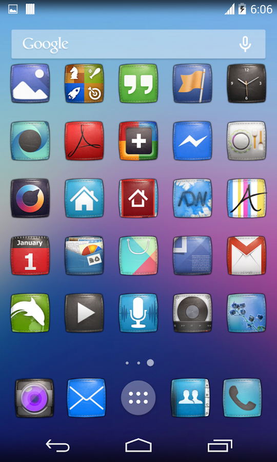 Purity(APEX NOVA KITKAT THEME) v1.0.1 APK Personalization Apps Free Download