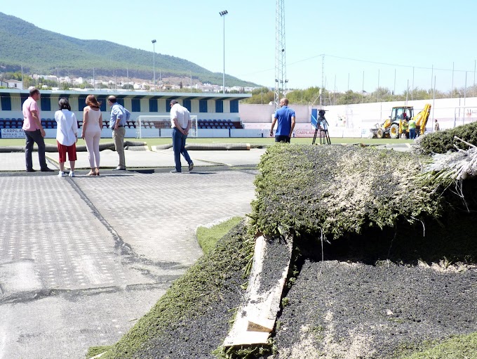 Se inician las obras del remodelación del Estadio Miguel Fijones