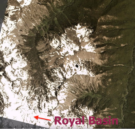 Royal Basin Snow in Olympic National Park Royal Basin, Olympic National Park