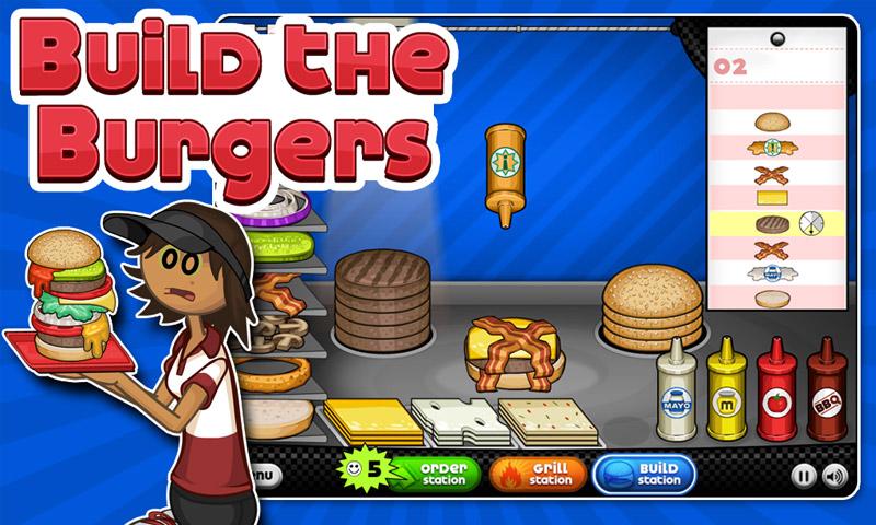 Papa Louie has been serving mean pizza since 2006. Now he's opened up his very own burger restaurant dubbed Papa's Burgeria! #TimeManagement #OnlineGames #FlashGames #PapaLouie