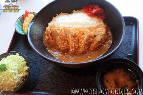 menchi katsu curry with cheese