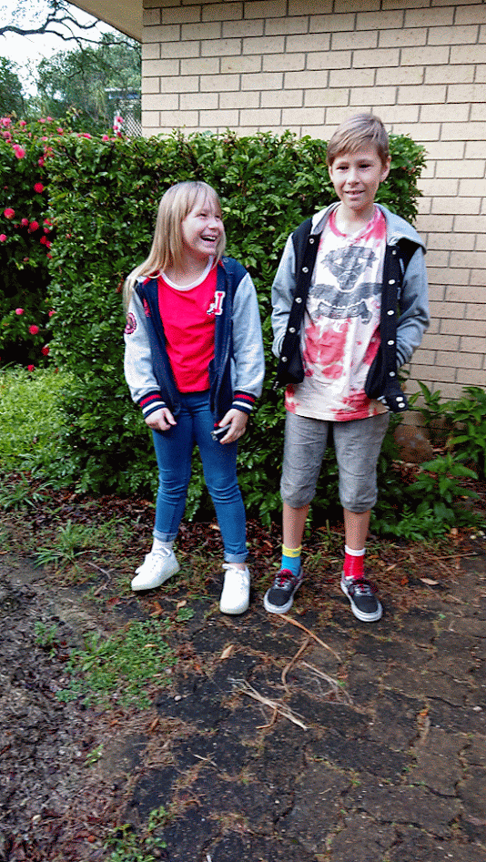 Swedish CornerDown Under Free Dress Day and Crazy Sock Day