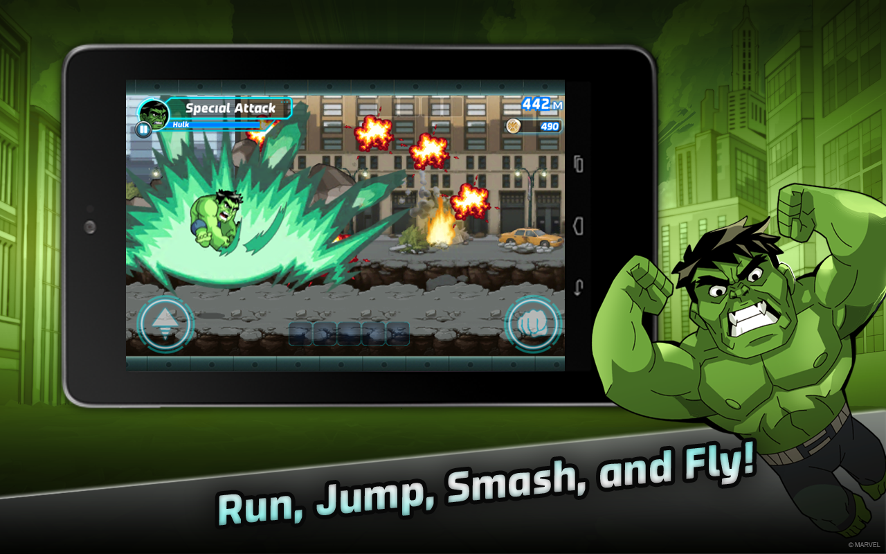 Marvel Run Jump Smash! v1.0.1 APK Arcade & Action Games Free Download