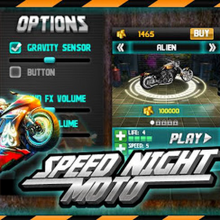 โหลดเกมส์ใหม่ล่าสุดฟรีเกมส์นี้เลย Speed Night Moto 3D