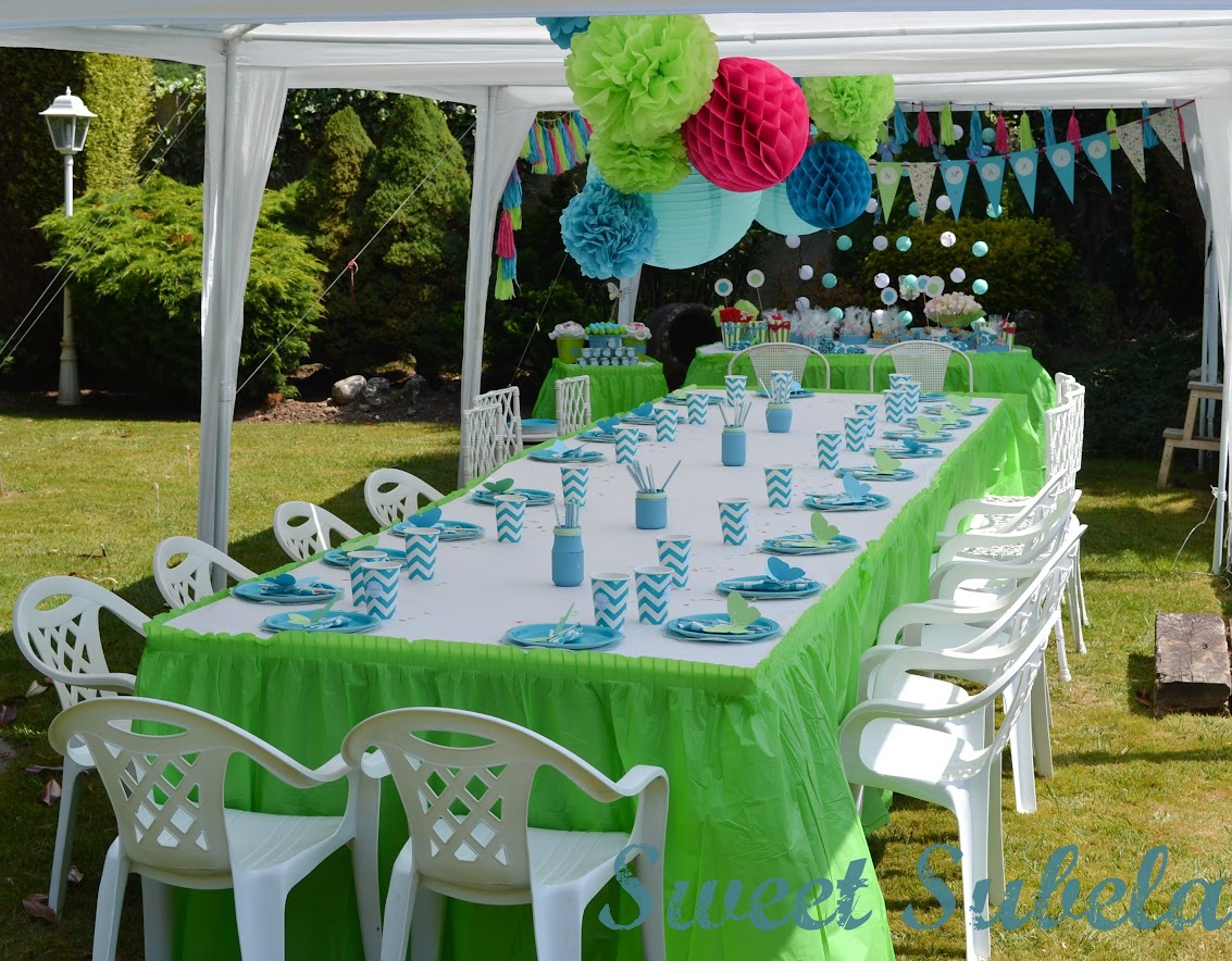 Bautizo Decoracion Jardin ~ Elegimos colores fuertes para la decoraci?n de las mesas azul Bautizo Decoracion Jardin ~ Elegimos colores fuertes para la decoraci?n de las mesas azul