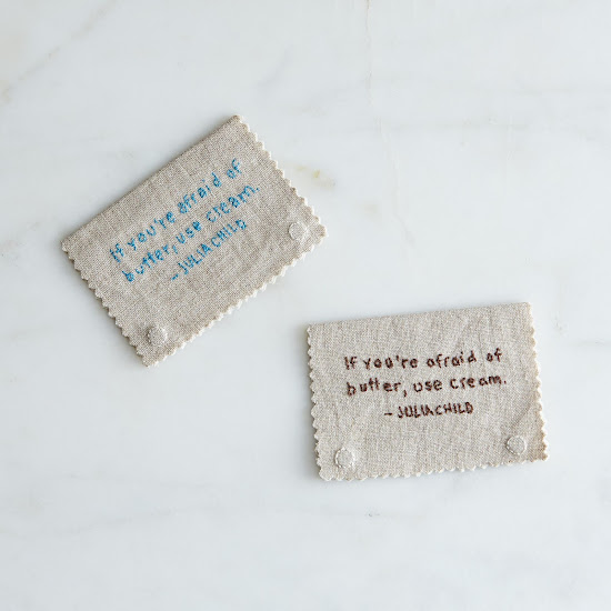 Magnetic Hand-Embroidered Julia Child Bookmark | Provisions by Food52
