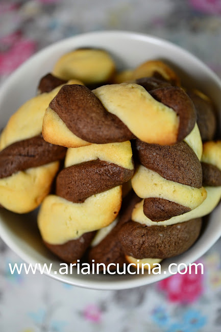 Biscotti Treccine Vaniglia E Cacao Blog Di Cucina Di Aria