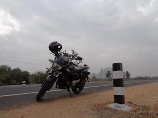 Foggy roads during the early morning ride