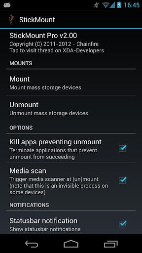apk pro stickmount Pro  Descargar root] StickMount Gratis v2.00