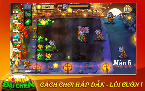 Flower Zombie War Full Cho Android