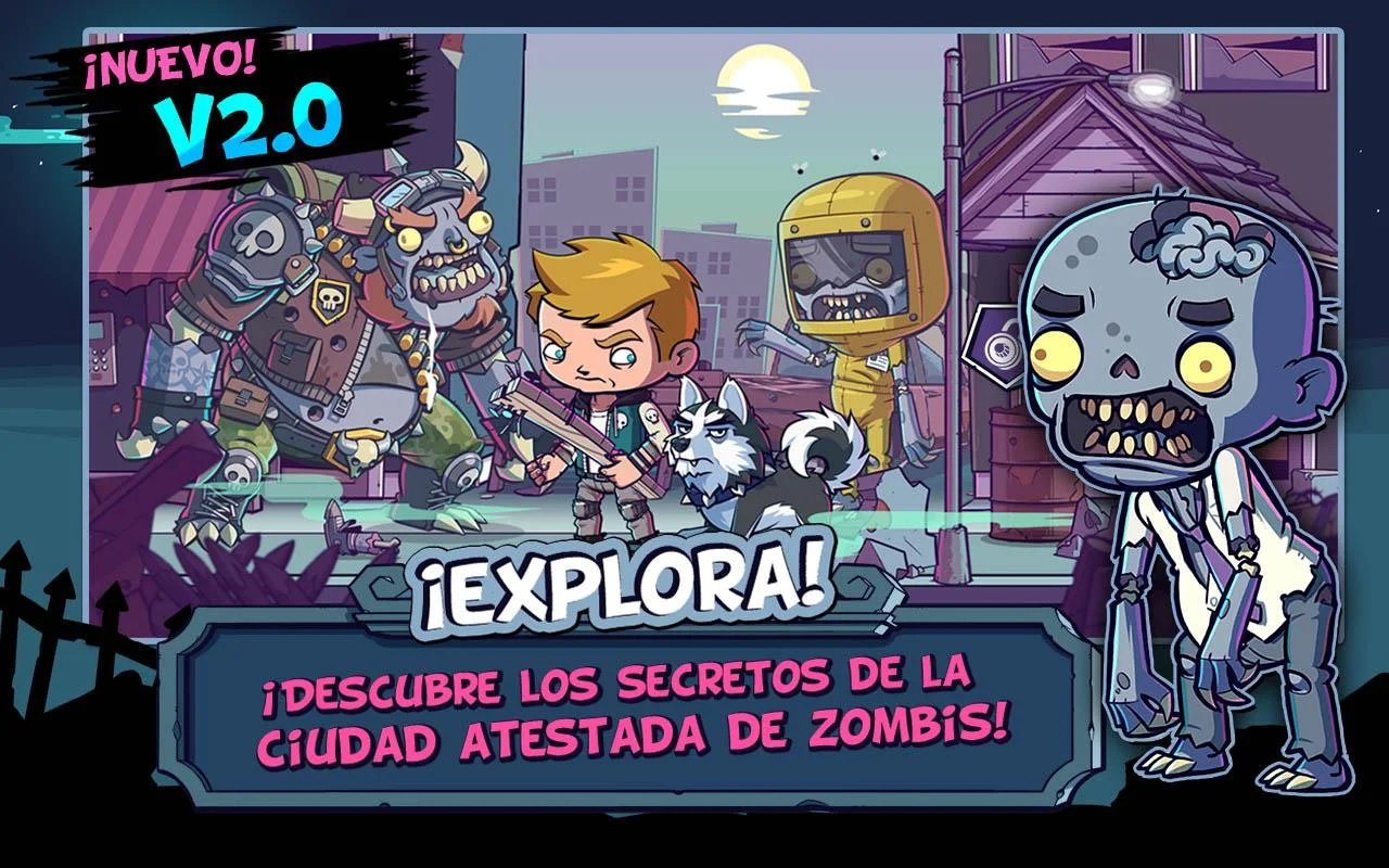 ZOMBIES ATE MY FRIENDS V2.1.1 APK MOD (Dinero y Glu Coins Ilimitados) Gratis para Android