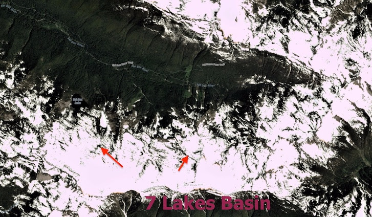 High Divide Snow June 2017 Snowpack 7 Lakes Basin, Olympic National Park
