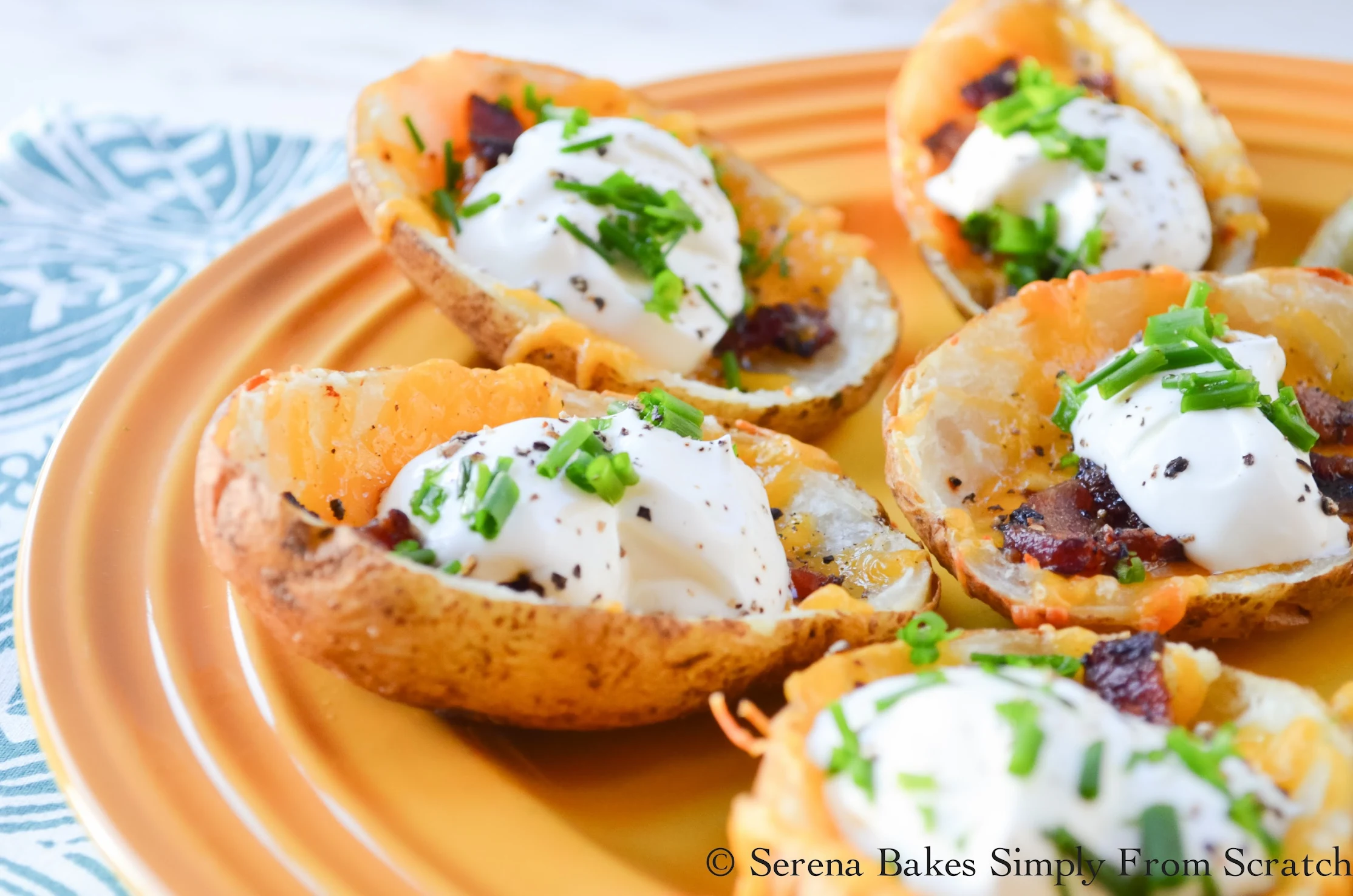 Fully Loaded Baked Potato Skins with 40 other Cocktail and Appetizer Recipes to get your party started!