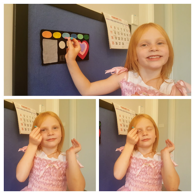 Faith and Felt Obsession Makeup Palette Felt Board Play Set