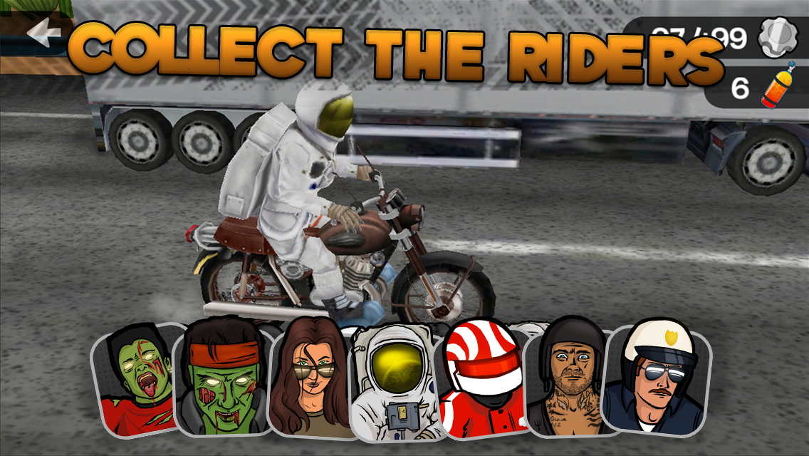 Highway Rider v1.6.1 Mod Unlimited Boosts APK Racing Games Free Download