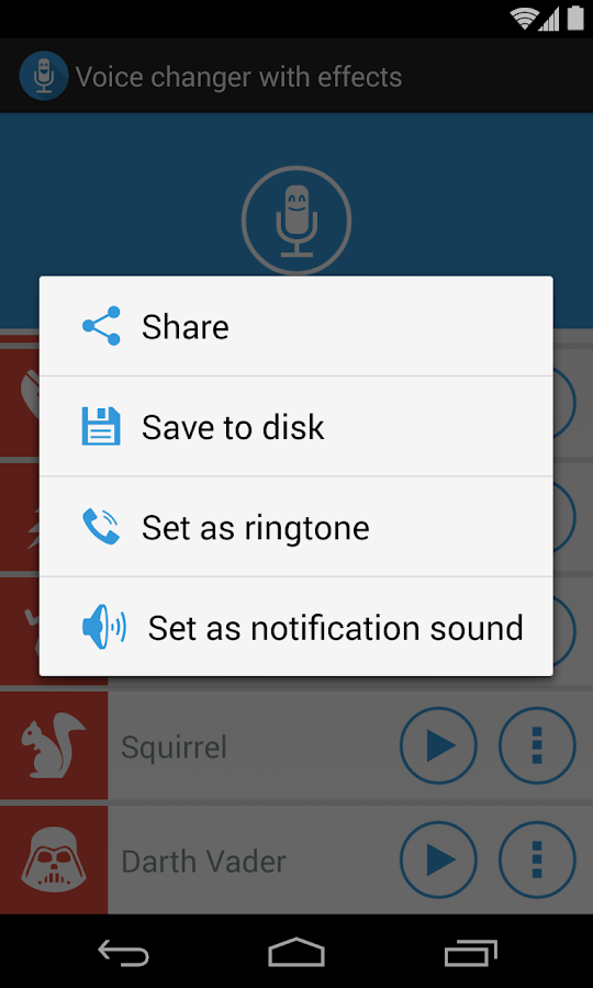 Voice Changer With Effects Android Apk