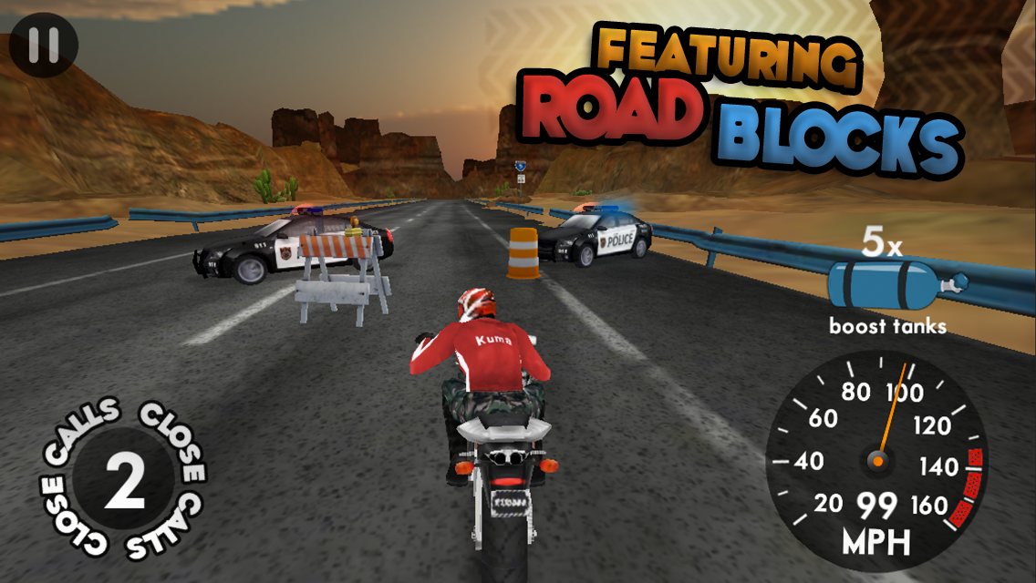 Highway Rider v1.6.1 Mod Unlimited Boosts APK Racing Games Free Download