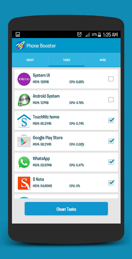 RAM Booster and Phone Cleaner for better 