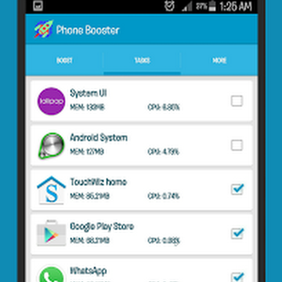 Speed up your device with RAM Booster and Phone Cleaner for free!