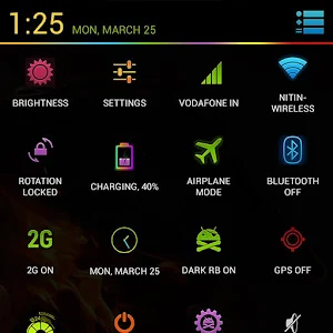 CM 11/10.2 THEME NEON COLORS v3.02 APK Personalization Apps Free Download