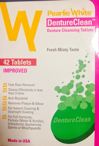 Pearlie White Denture Clean (42 tablets)