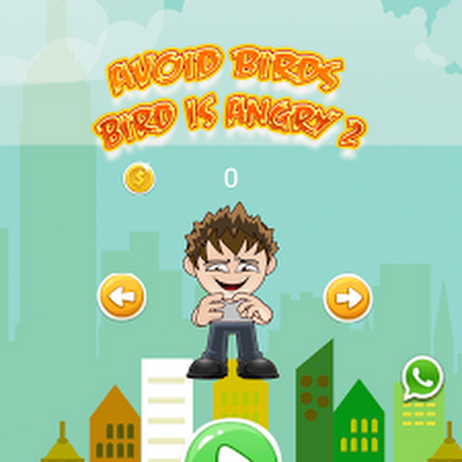 Avoid Birds - Bird is Angry 2 on Google Play and iTunes