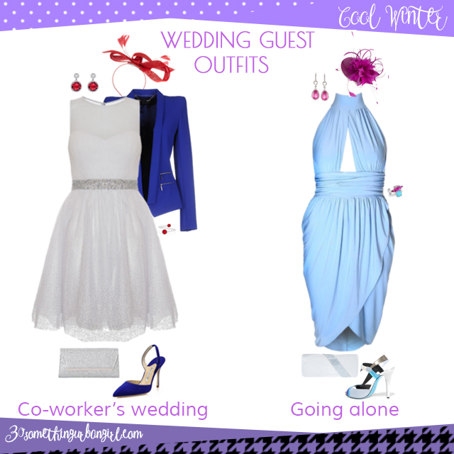 Wedding guest outfit ideas for Cool Winter women by 30somethingurbangirl.com // Are you invited to a your co-worker's wedding or maybe going solo to a wedding? Find pretty outfit ideas and look glamorous!