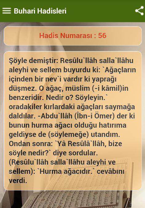 Buhari Hadisleri