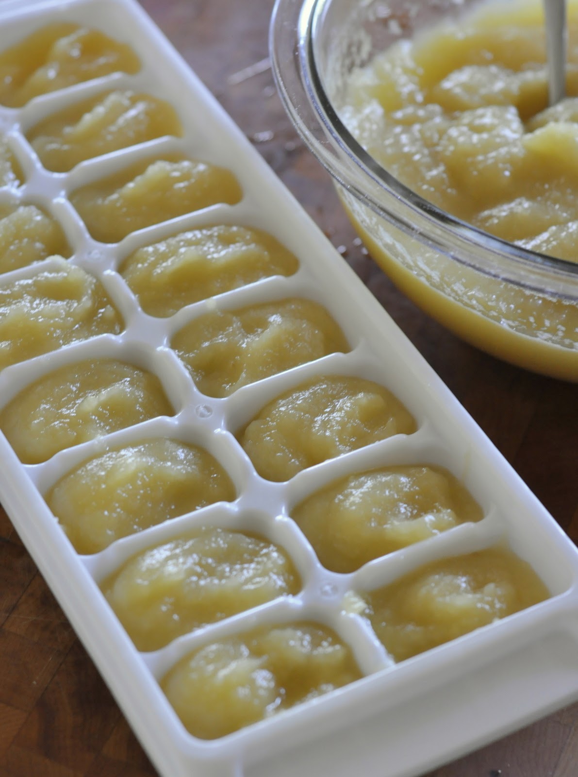 Freezing Homemade Baby Applesauce | Taste As You Go