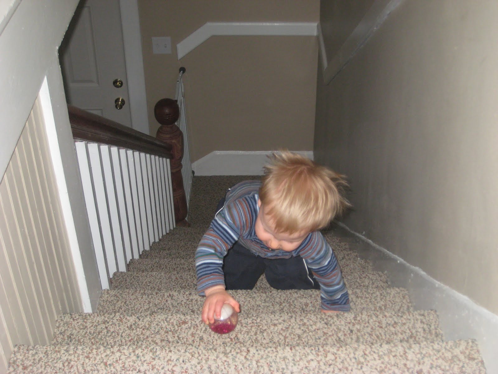 Milk N' Honey Learn and Grow Learning Activity Throwing balls down