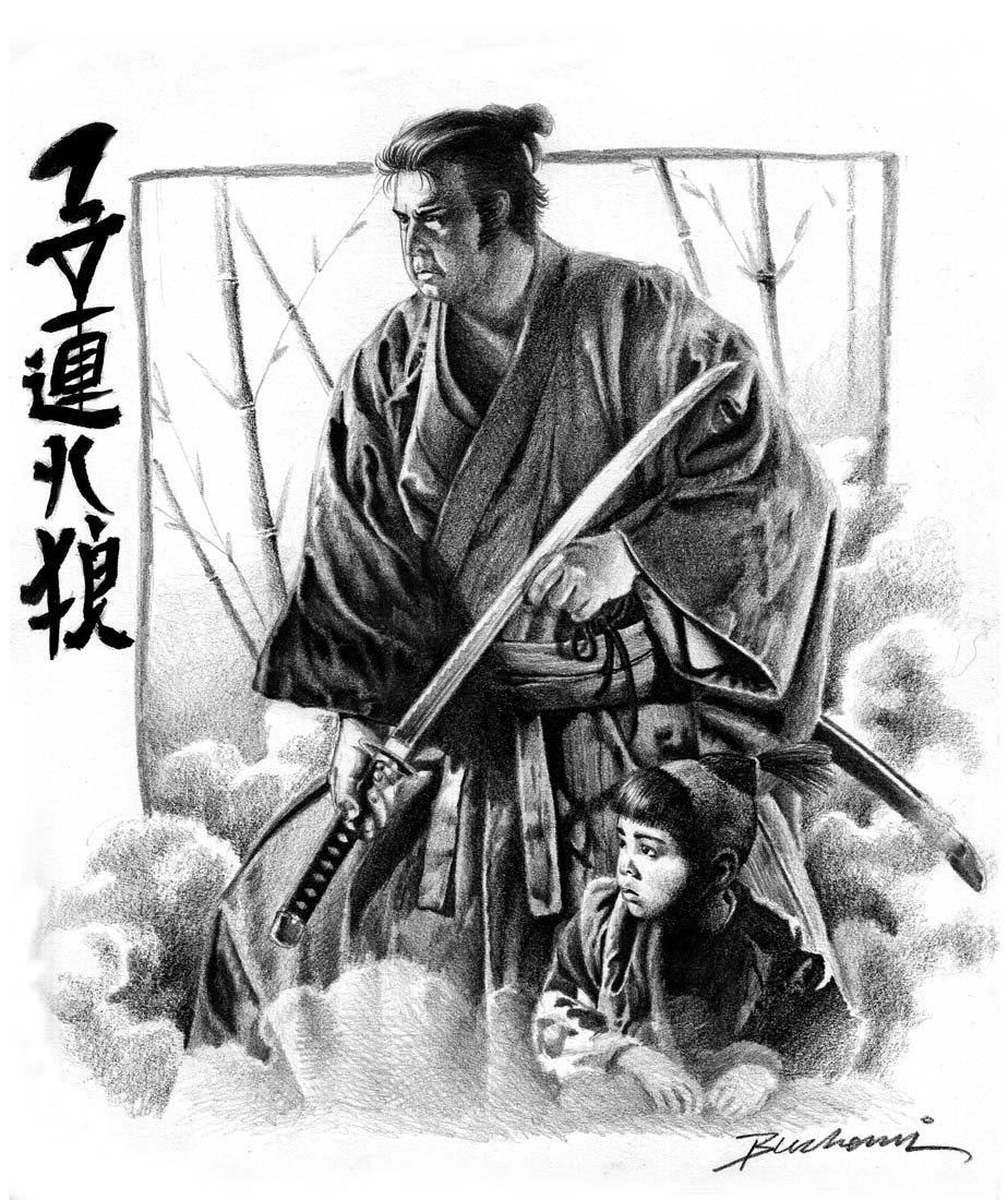 Lone Wolf and Cub, un samuraï sauce wasabi ! dans Manga Lone_Wolf_and_Cub_by_Buchemi
