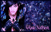 Adam Lambert Glam Nation ornate desktop wallpaper