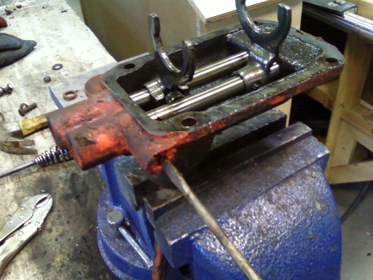 Power King Economy Tractor Restoration Fixing Jammed Transmission Shifting Handle