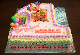 Baby Nicole birthday cake
