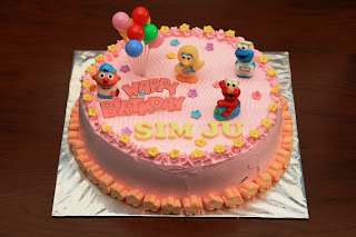 SimJu Birthday cake