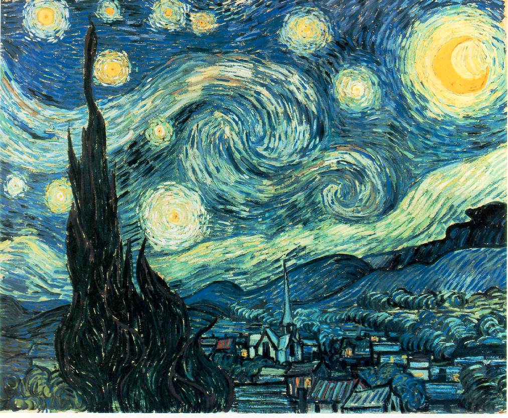 Starry Night (1881) -- Van Gogh