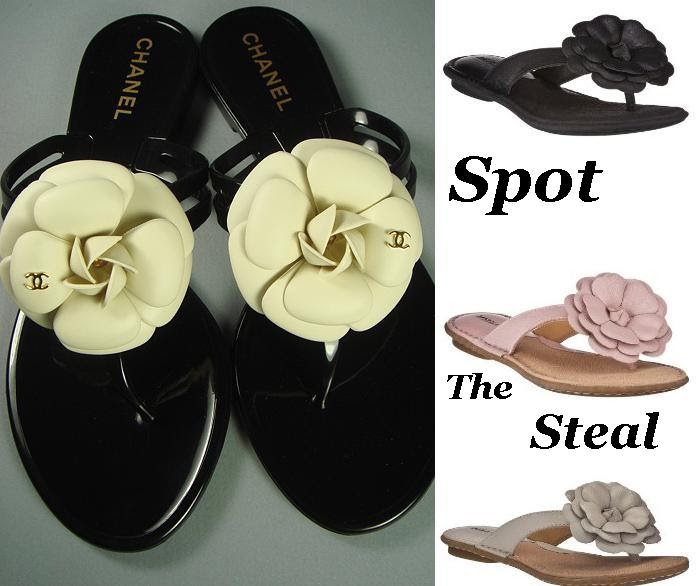 Spot the Steal - Chanel Camellia Thong Sandal - TfDiaries