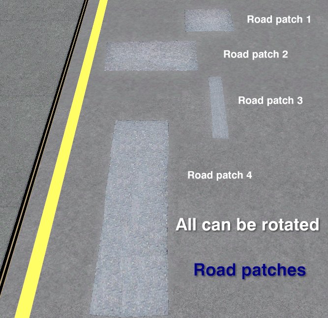 Simming in Magnificent Style Road patches for CAW