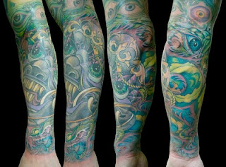 hubny blog: full arm tattoo