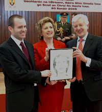 Presentation of portrait to President Mary McAleese.