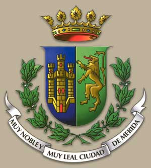 Escudo de armas de la ciudad de Mérida Yucatán