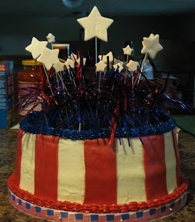 J's Cakes: 4th of July Birthday Cake