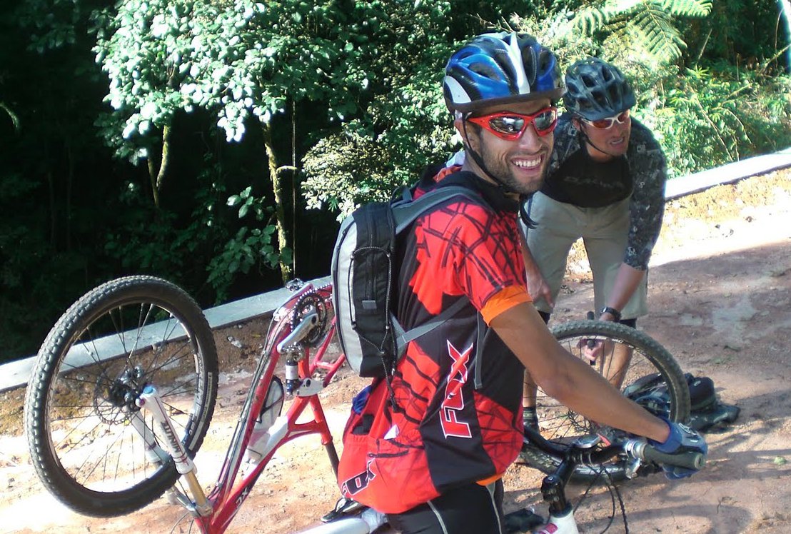 Andar de bike ajudou Márcio a perder 17 kg: 'Pedalar me dá prazer