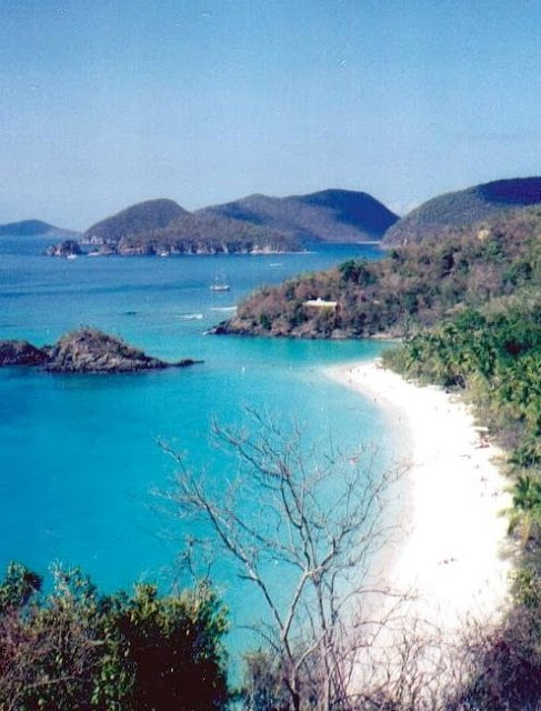 Caribbean, Beach, travel, St. John, Cruz Bay, US Virgin Islands