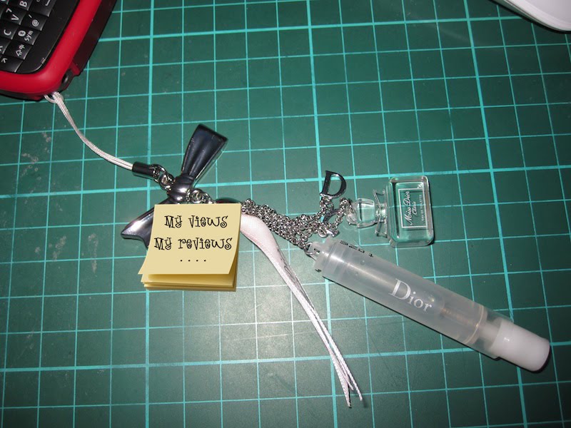 My Views and Reviews Miss Dior Cherie phone charm, an excellent Idea!