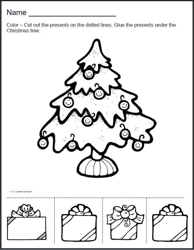 search results for christmas math worksheets for kindergarten