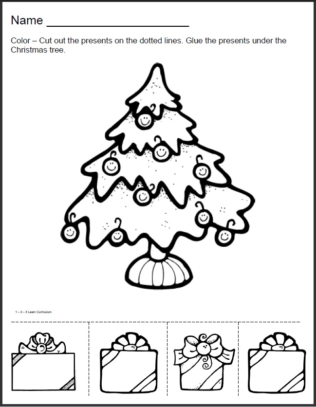 1 2 3 Learn Curriculum Christmas Worksheets Added 